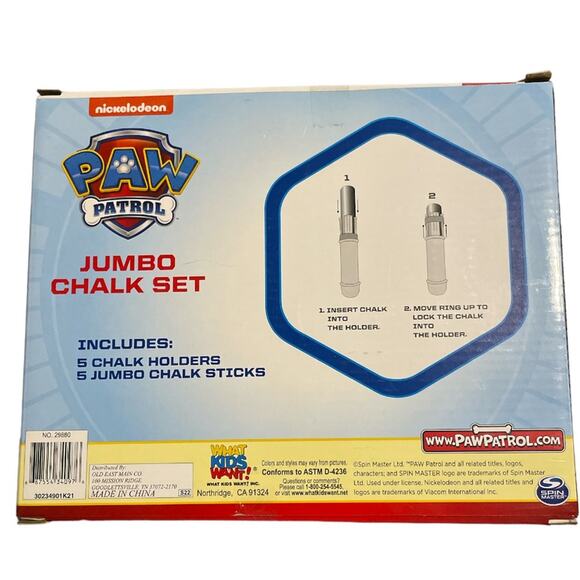 Paw Patrol Jumbo Chalk Set - Picture 3 of 4
